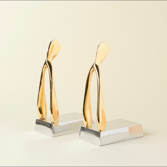 NIMA OBEROI Wishbone Bookends - Picture 2 of 5